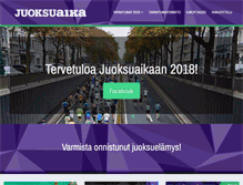 Tablet Screenshot of juoksuaika.fi
